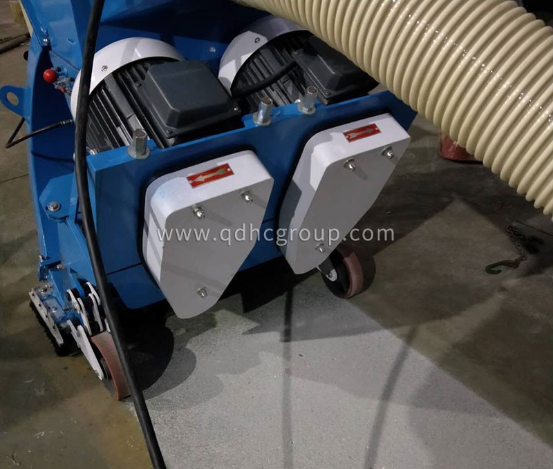 路面拋丸機清理效果