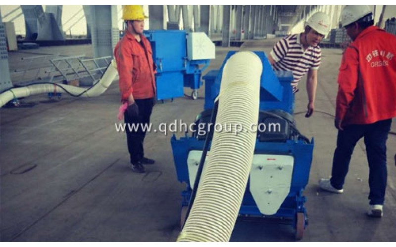 移動式拋丸機在甲板，鋼橋面等地面的清理應(yīng)用